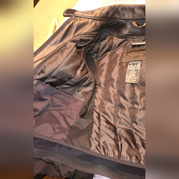 Leather Motorcycle Jacket - Picture 4 of 8